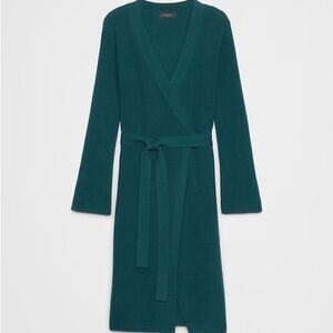Banana Republic Teal Wrapped Dress/Sweater/Cardigan